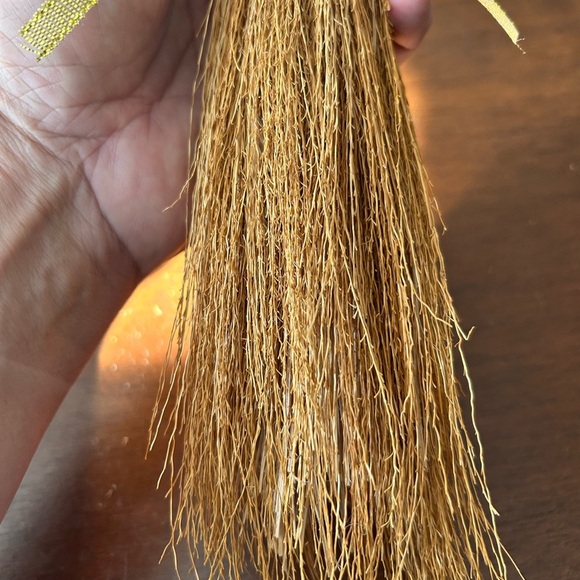 Handcrafted Decorative 16” witch broom with pendant attached- Great for display - Picture 3 of 8